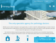 Tablet Screenshot of pathologygroup.co.uk
